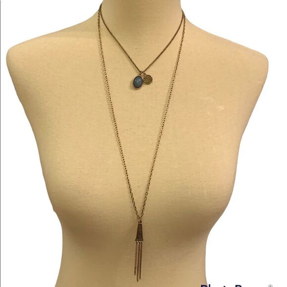 🌼🌼Forever 21 Antic gold necklace NWT🌼🌼 - Picture 1 of 3